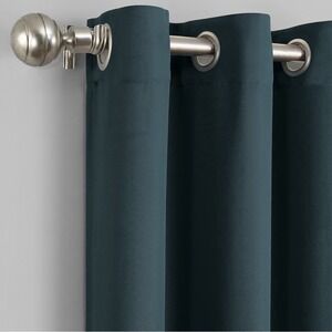 Sun Zero Easton Energy Saving Blackout Grommet Curtain Panel Teal Green 40"x 84"